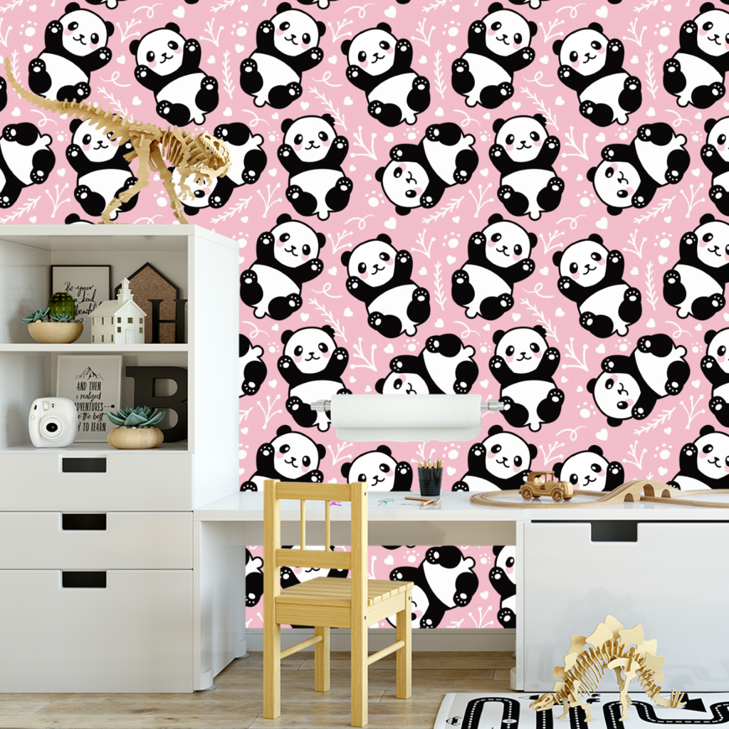 Papel De Parede Adesivo Panda Realista - Aum adesivos - Papel de Parede -  Magazine Luiza