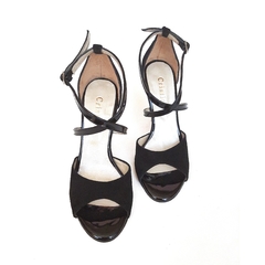 Sandalia taco fino negro - Comprar en zapatos cristian