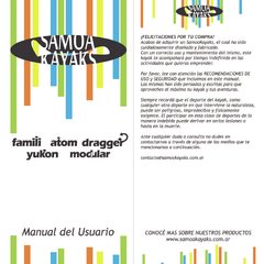 Manual del Usuario Kayaks Rotomoldeados