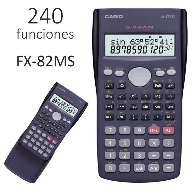 Calculadora Casio Fx82 Ms Cientifica - Libreria Lerma