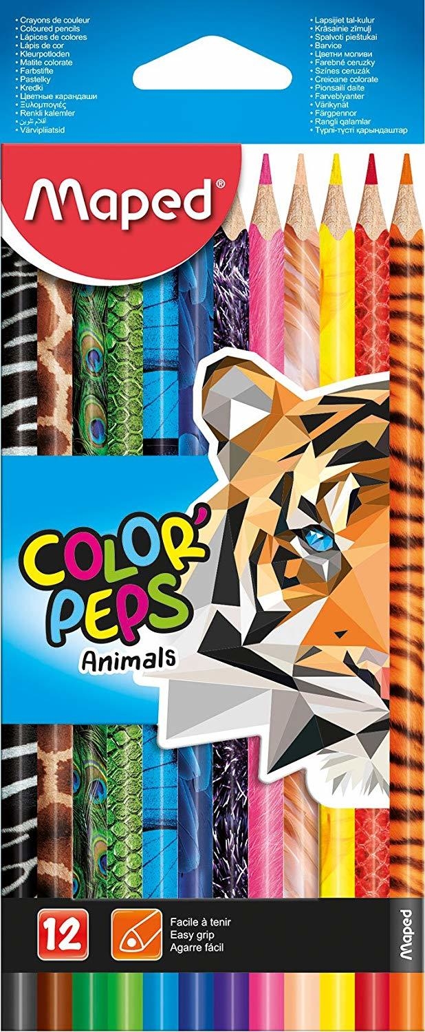 Lapiz color MAPED Animals x20