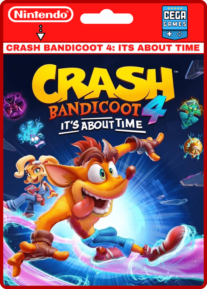 ▷ Crash Bandicoot 4: It's About Time [Nintendo Switch] Juego Digit