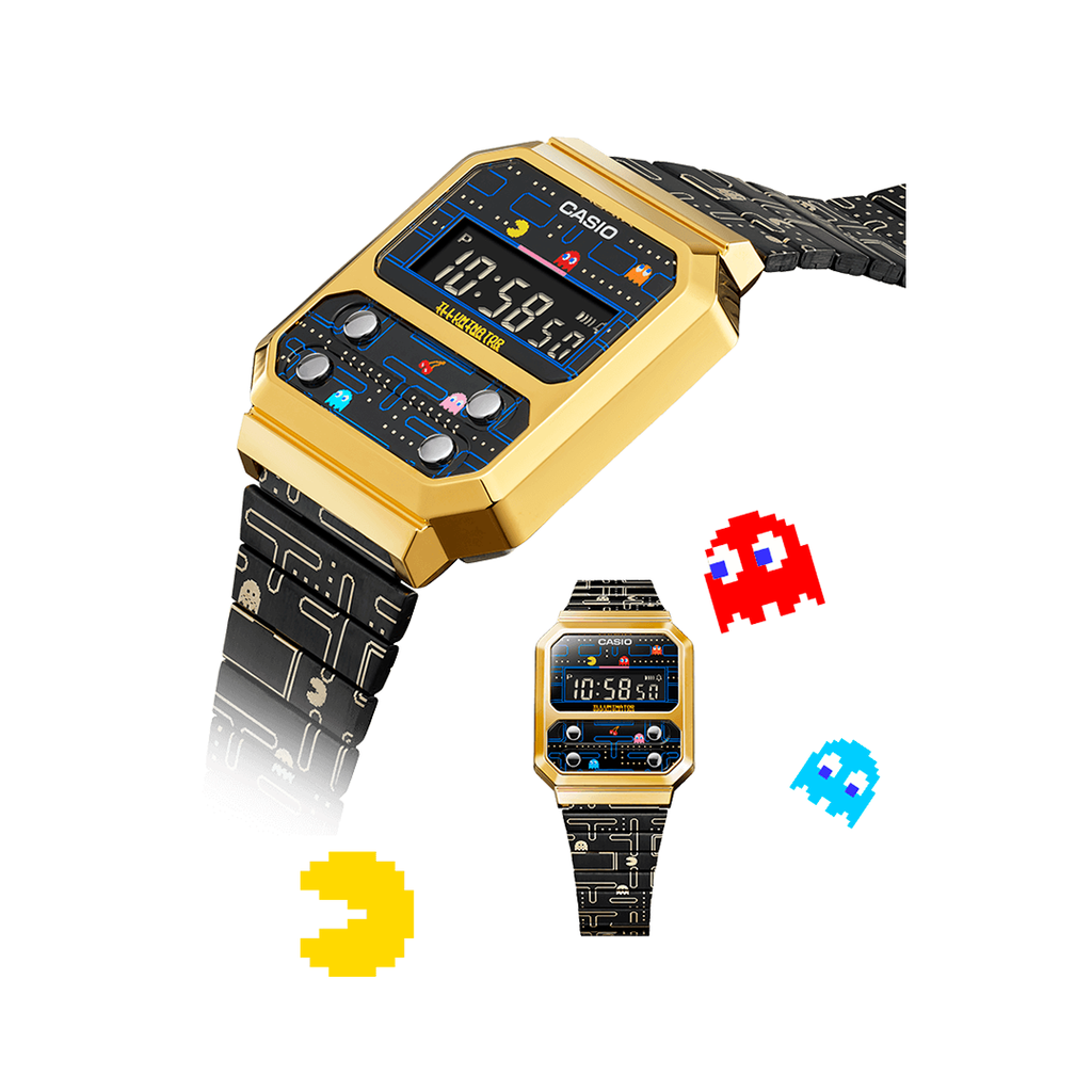 Casio lança modelo de relógio retrô com icônico jogo PAC-MAN