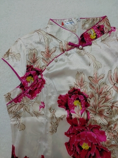 Vestido Curto Com Estampa De Flor Fortuna - Flor Rosa Pink * - comprar online