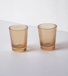 VASO BAJO BRUNO AMBAR X 6UN