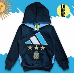 Buzo frizado #CampeonesNegro