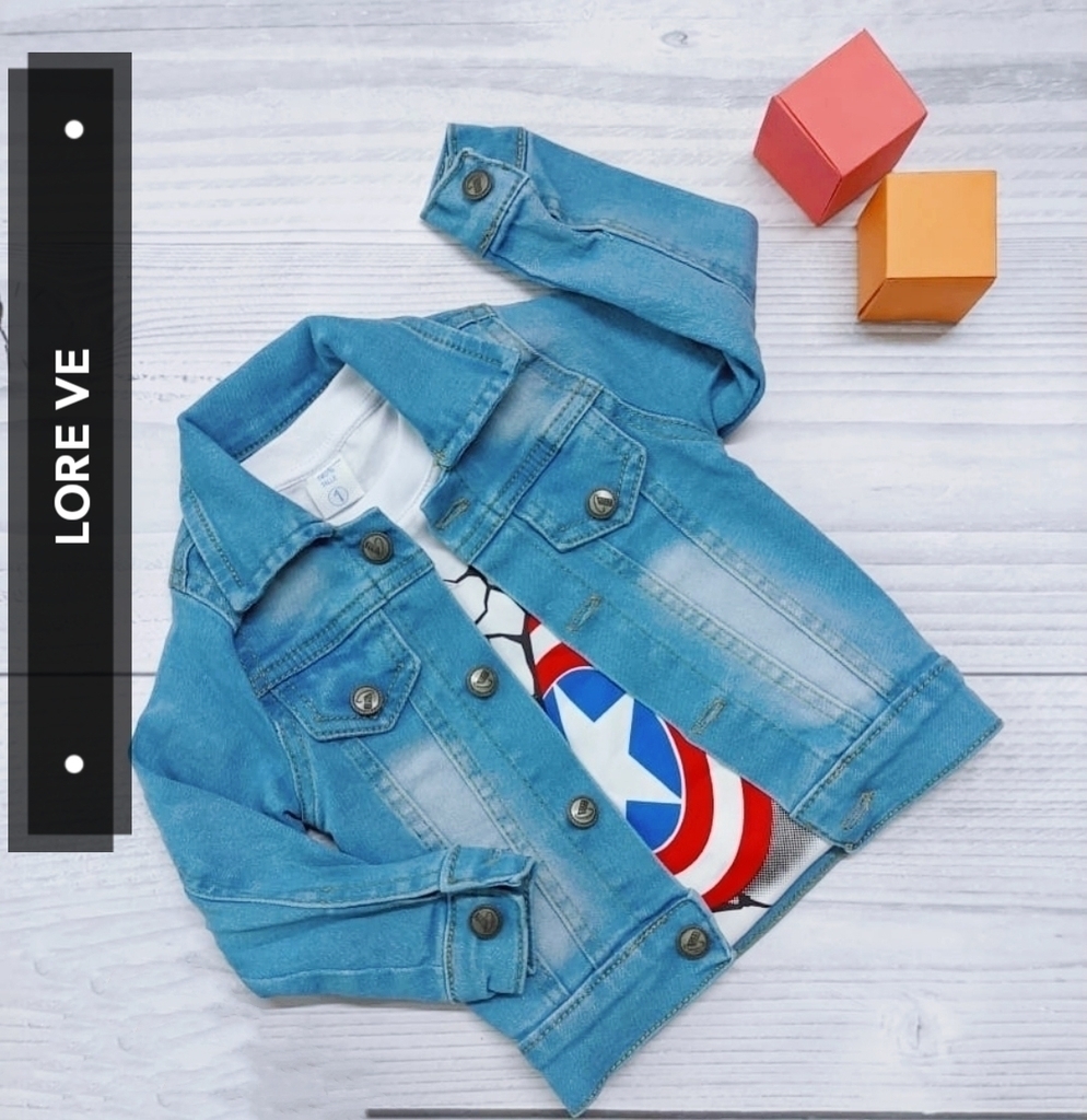 Campera De Jeans Bebe Celeste Comprar En Lore Ve