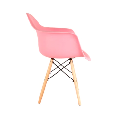 Sillón Eames Rosa Nórdico De Comedor - HOME KONG