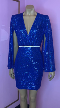 Vestido Corine Micropalliettes Art. 17521 - tienda online