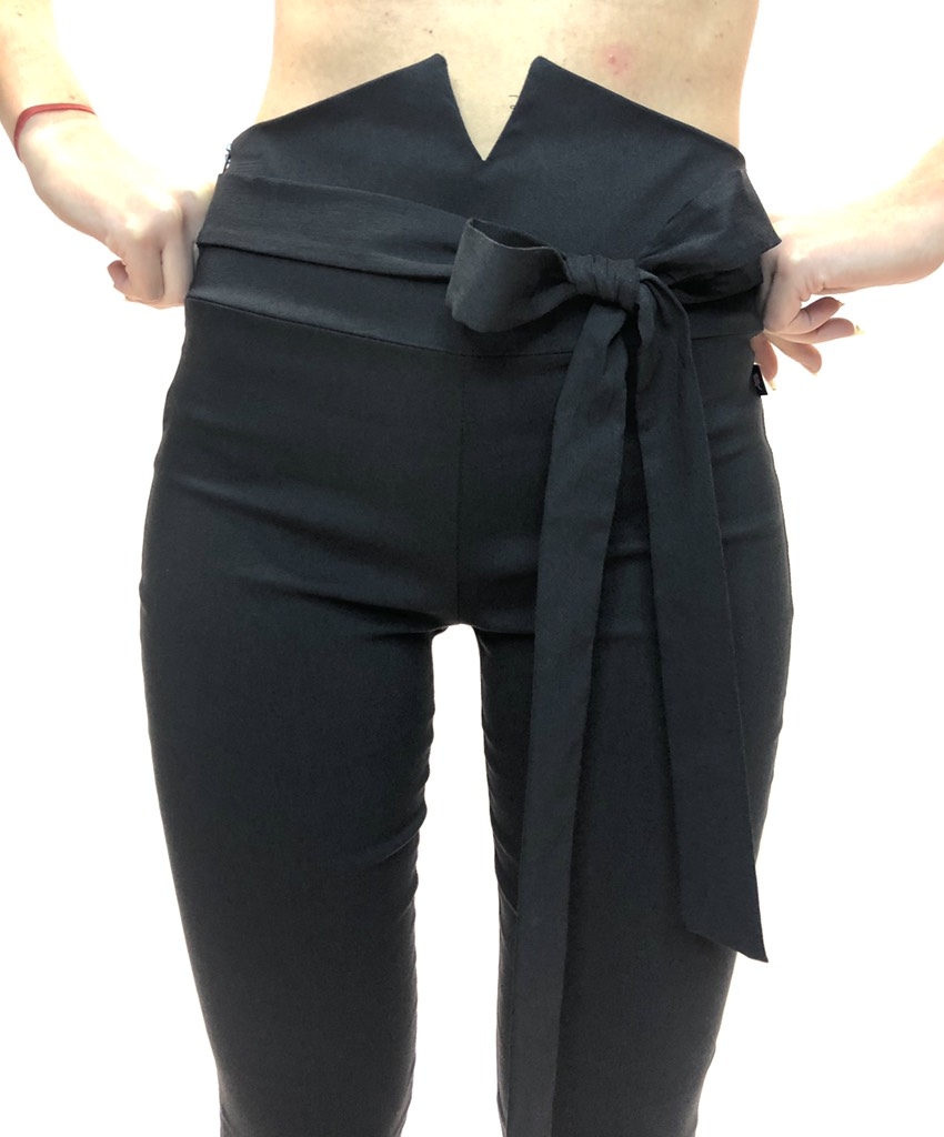Pantalón Slim cintura V con lazo Art. 11274