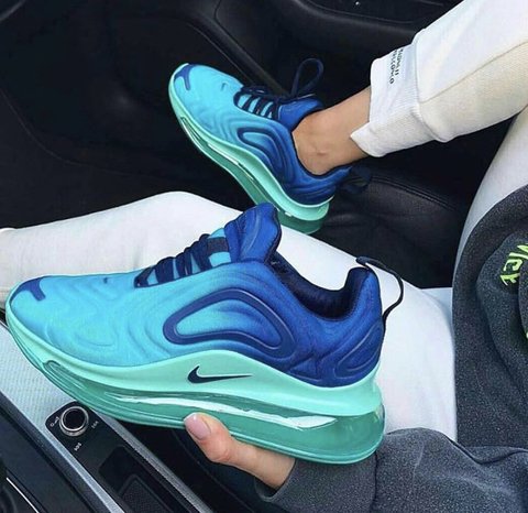 nike air max 720 preto e verde