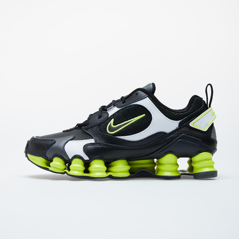 nike shox tl preto e verde