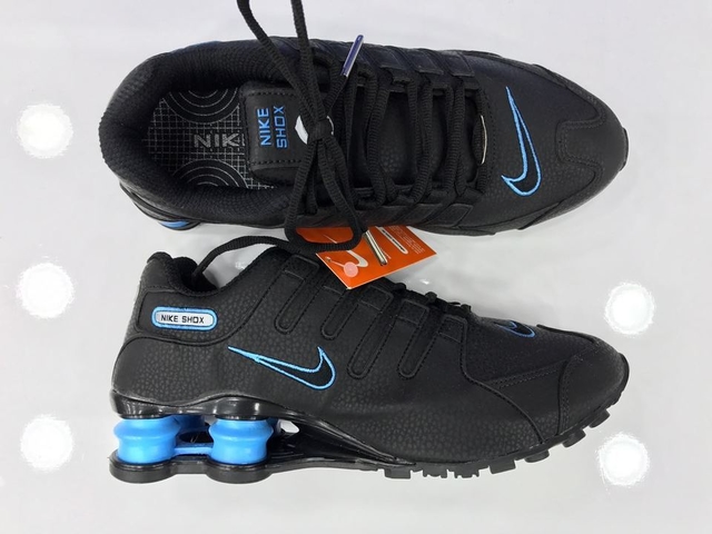 Nike Shox NZ Preto/Azul - Comprar em Rck Shop