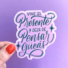 Sticker "Vive el Presente"