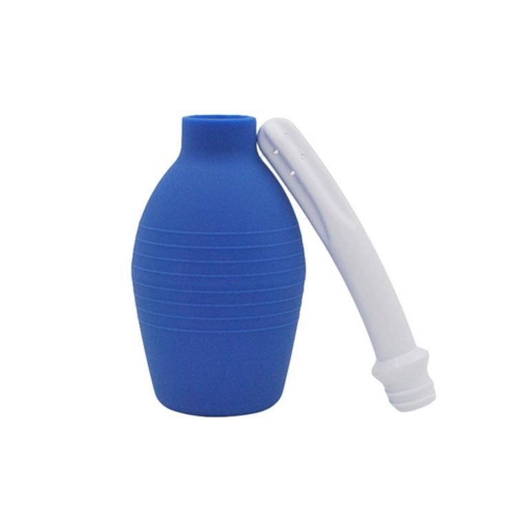 Enemador azul con pico largo blanco 'Ducha Anal'