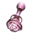Plug anal de vidrio templado rosado 'Flower Glass Plug' - comprar online