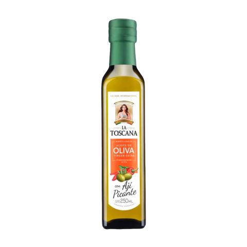 Aceite de Oliva Con Aji Picante La Toscana 250ml