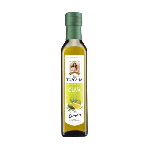 Aceite de Oliva Extra Virgen Con Limon La Toscana 250ml