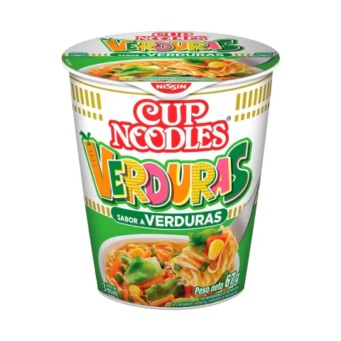 Cup Noodles Nissin Verduras 68grs