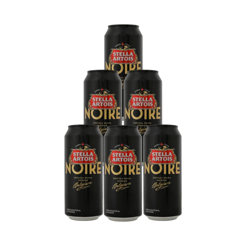 Six Pack Cerveza Stella Artois Noire 410ml