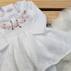 Vestido de Tricô Menina Capri - Branco - Vestido e Calça - comprar online