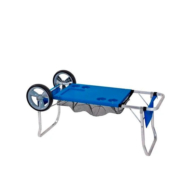 CARRITO/MESA PARA PLAYA PLEGABLE DE ALUMINIO