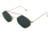 Óculos de Sol Mia - Hexagonal Dourado Com Lente Fumê - comprar online