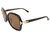 Óculos de Sol Polarizado Curves - Quadrado Marrom - comprar online