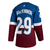 Camisa NHL Colorado Avalanche Nathan MacKinnon adidas Blue/Burgundy 2020 Stadium Series na internet