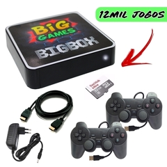 Console BIG BOX 12 Mil Jogos + 2 Controles de play