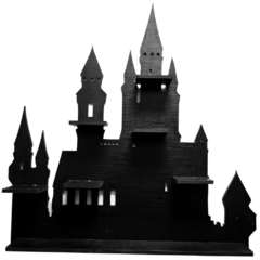 Prateleira geek Castelo Harry Potter - Para Funko - LEGO - Action Figure
