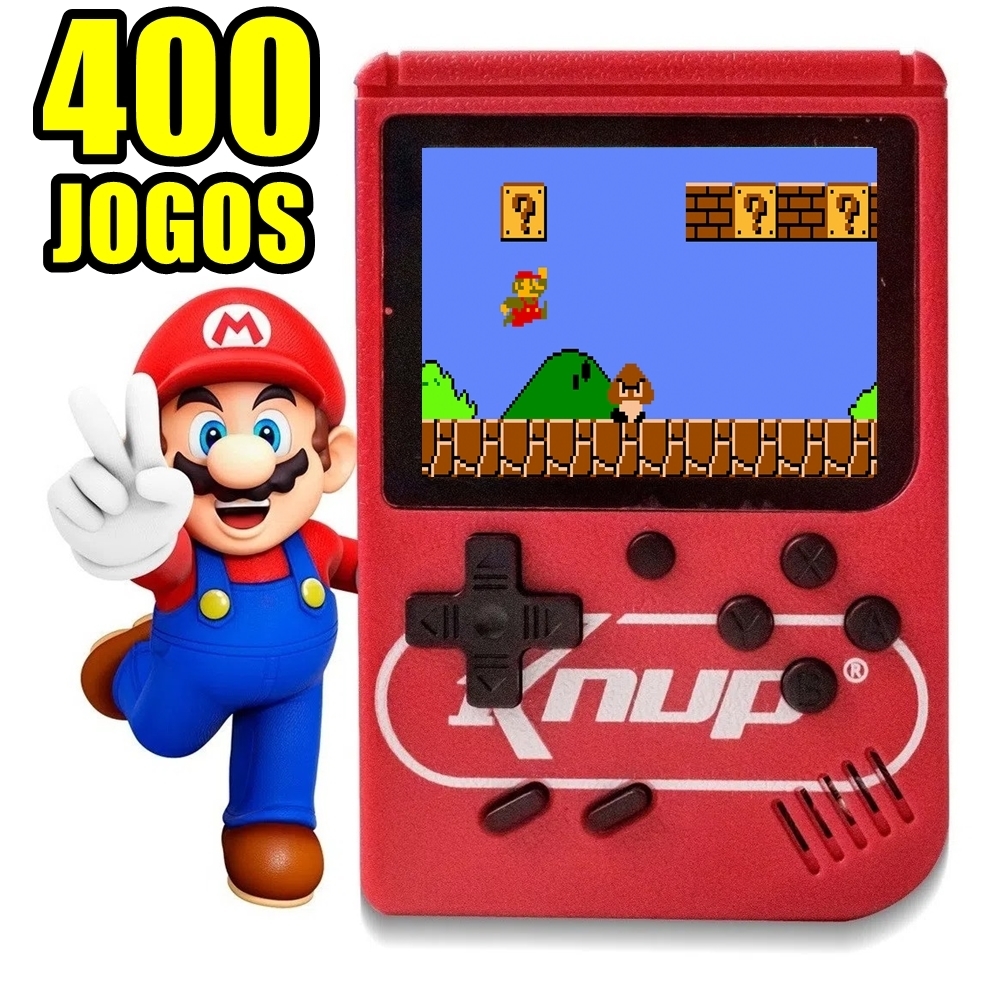 Mini game Retro 8bit knup - 400 Jogos. - Big Games