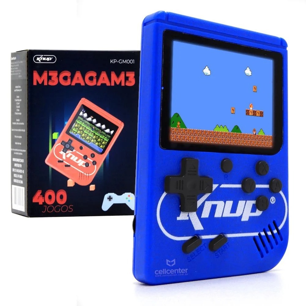 Mini game Retro 8bit knup - 400 Jogos. - Big Games