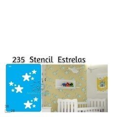 235 - Stencil Estrelas