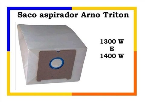 Saco De Aspirador Po Descartavel Arno Triton 1300w /1400w