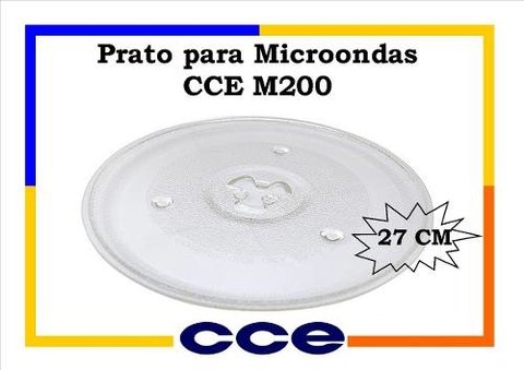 Prato Para Microondas Cce M200- 27cm Compre Certo!