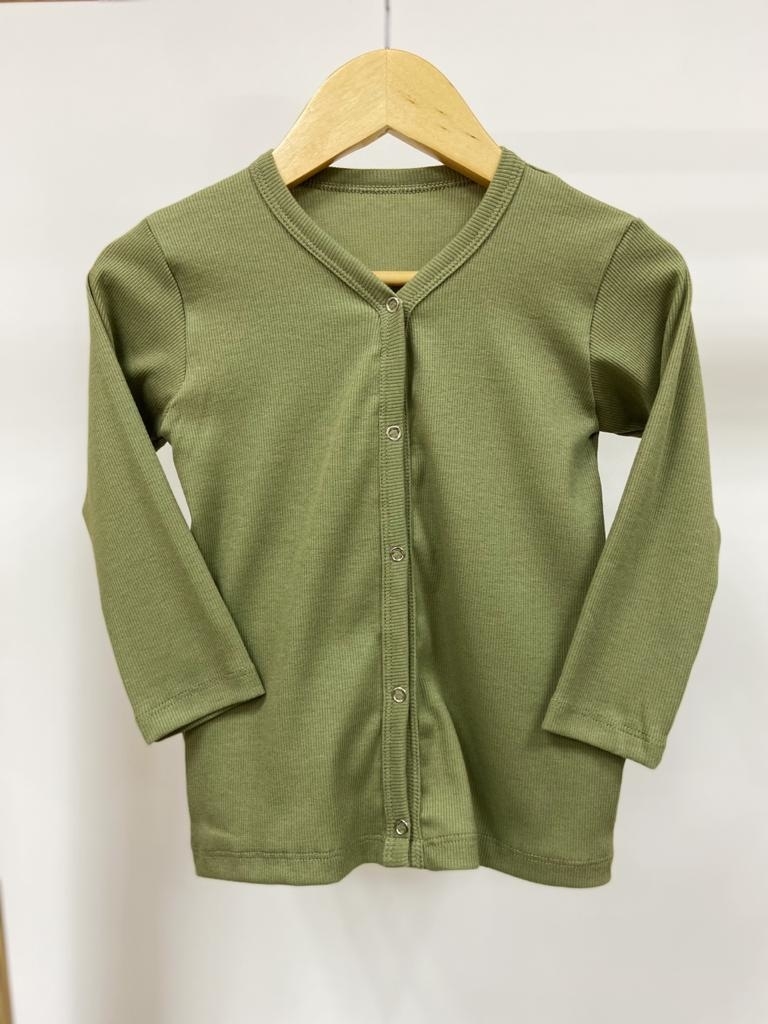 cardigan verde oliva