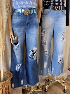 Calça jeans Pantalona - loja online