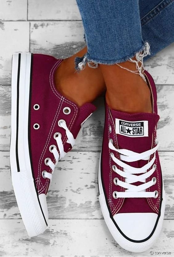 zapatillas converse all star bordo