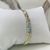 Bracelete festa fino cristais furta cor banhado a prata - comprar online