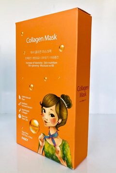 Display de 10 u. de Collagen Mask para rostro + labios - FASCY en internet