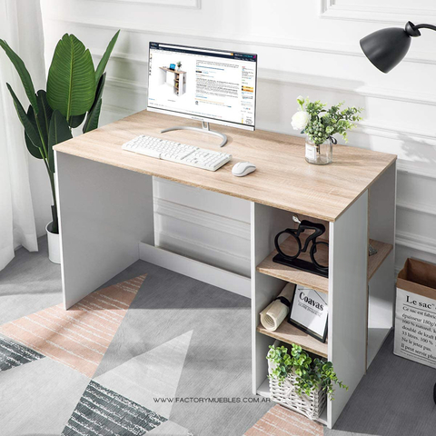 Escritorio Melamina Diseño Moderno Oficina Home Office