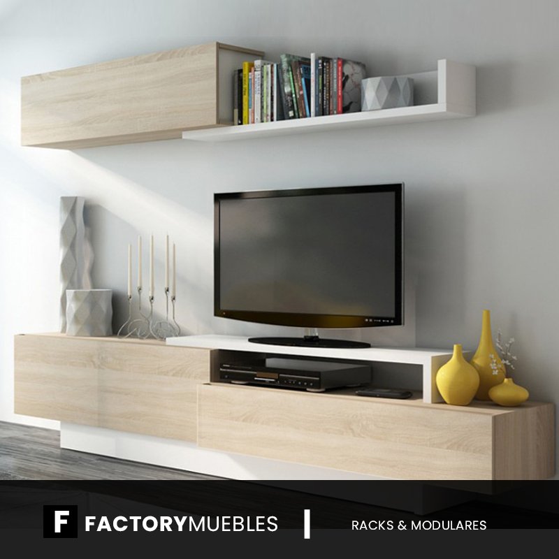 Rack TV Modular Blanco Rack TV Modular Blanco