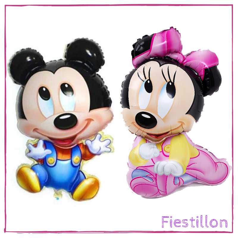 Globo Baby Mickey Minnie Personajes 92cm Fiestillon