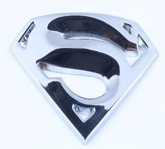 Emblema S Superman Cromado 3d Alto Relevo Carro Moto Univers na internet