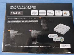 Vídeo Game Console Super Nintendo Retrô Super Players Completo + Cartucho com 102 Jogos - comprar online