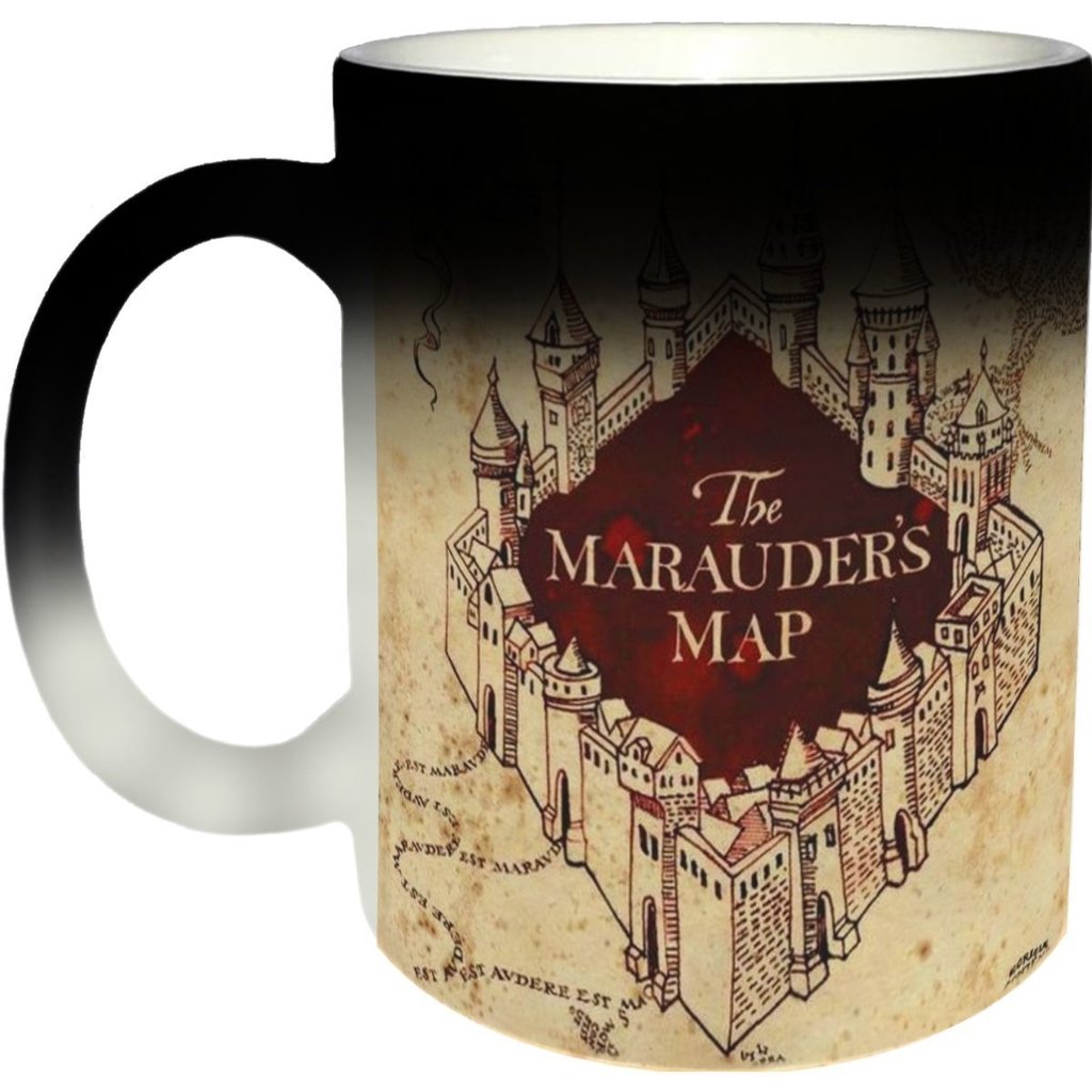 Download Caneca Mágica Personalizada Mapa do Maroto Harry Potter