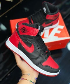 Tênis Nike Air Jordan 1 Vermelho e Preto - Fwstoree