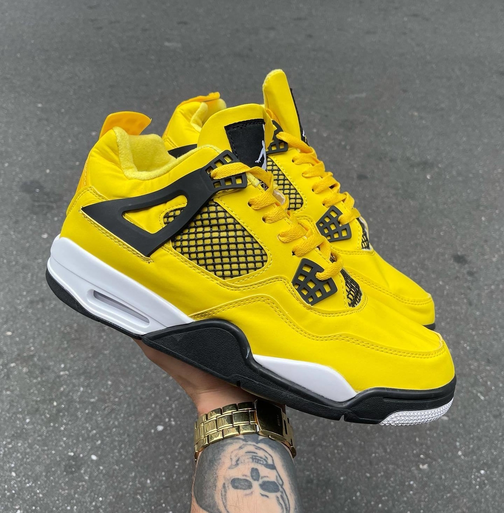 jordan 4 retro amarelo