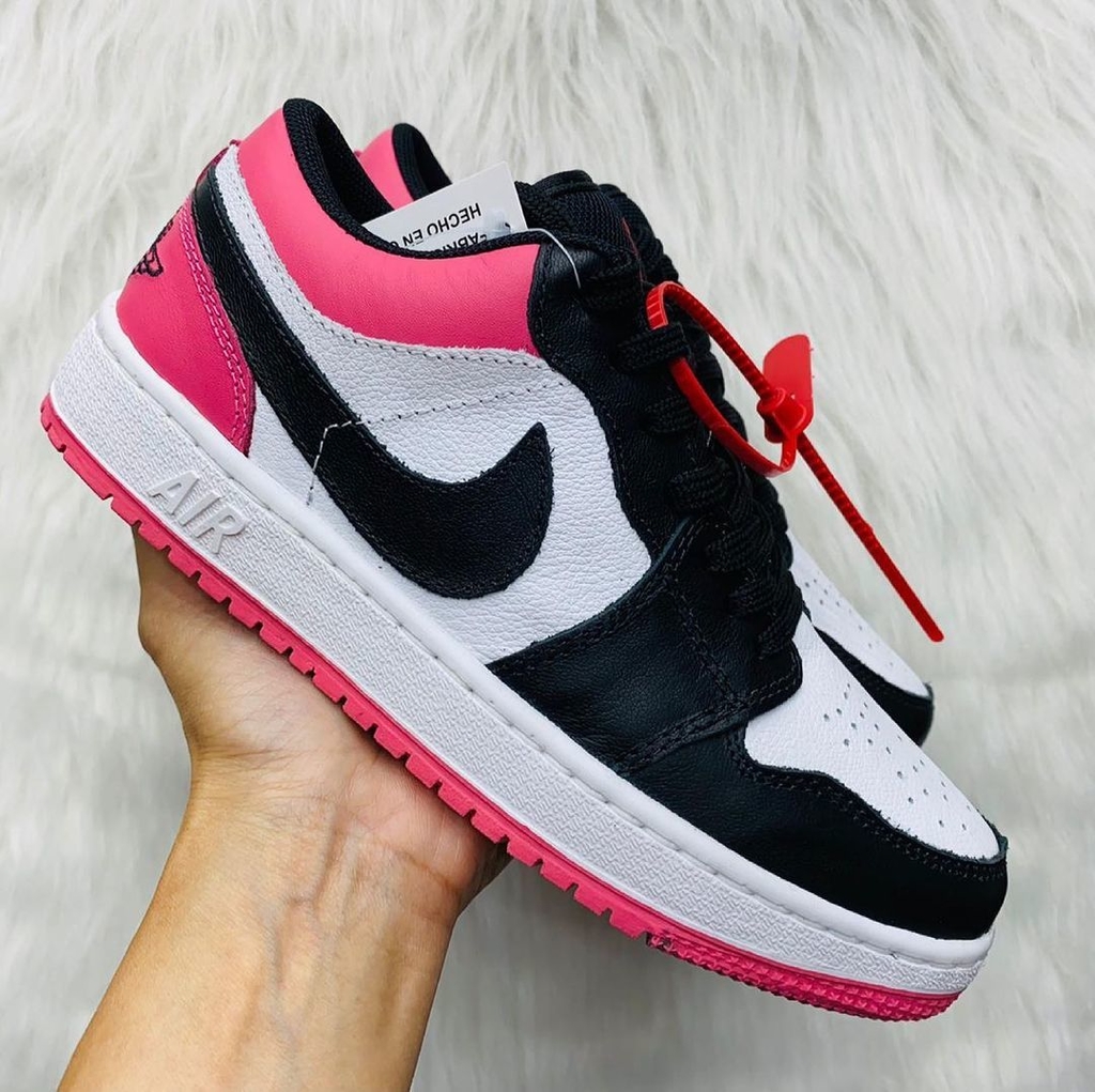 Tênis Nike Air Jordan Low Rosa e Branco - Fwstoree